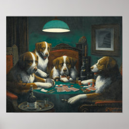 Poster Poker Game de Cassius Marcellus Coolidge (1894)