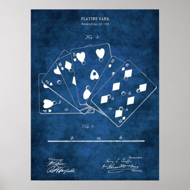 Poster Poker Game Playing Card Wall Art n.º 5 (Frente)