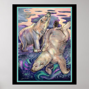 Poster Polar Bear Magic