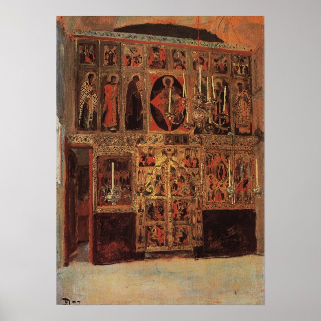 Poster Polenov - Catedral da Bem-Aventurada Virgem Maria (Frente)