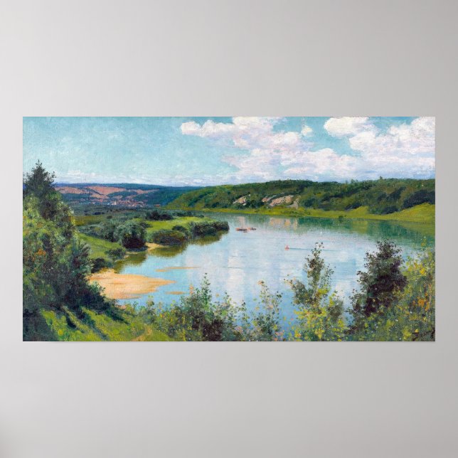 Poster Polenov - Dia de Verão em Oka (Frente)