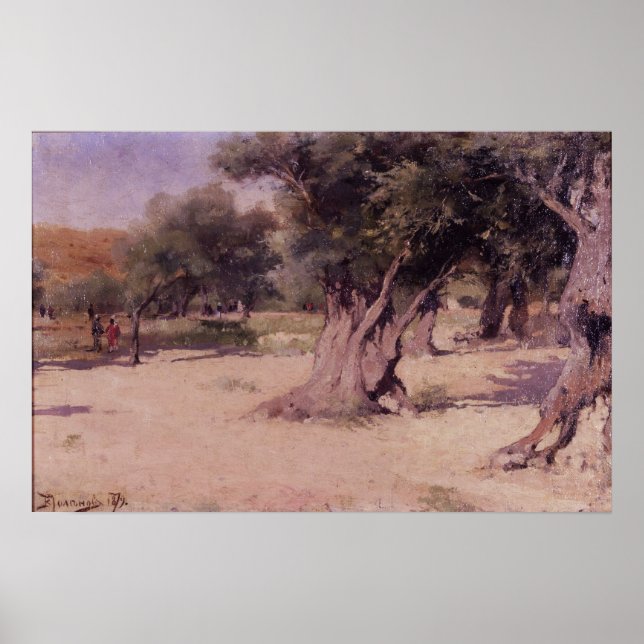 Poster Polenov - Oliveiras Na Palestina (Frente)
