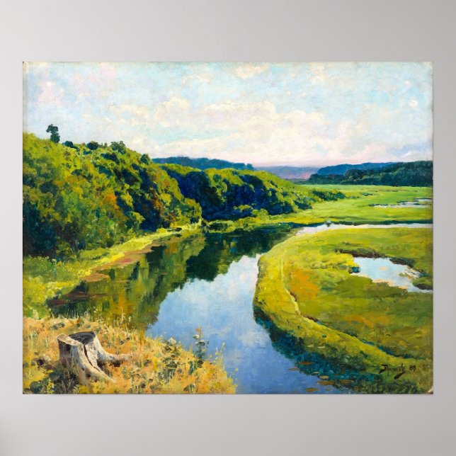 Poster Polenov - Rio Klyazma (Frente)