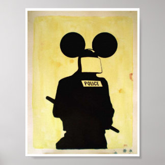 Póster polícia