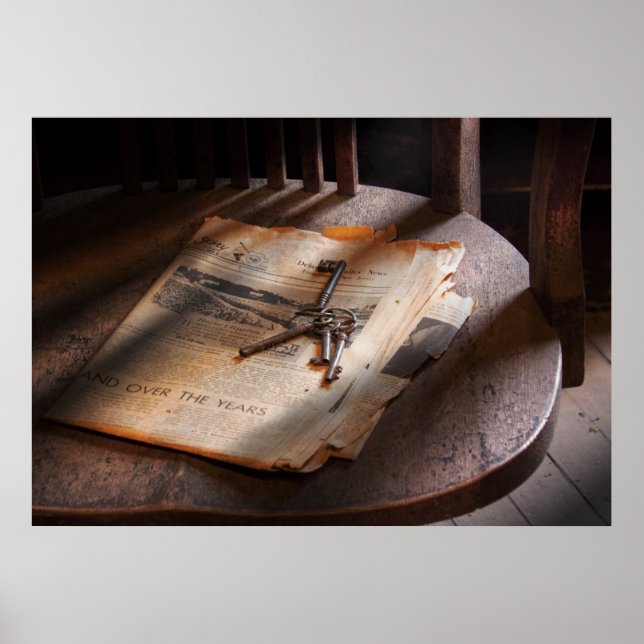 Poster Polícia - As chaves dos guardas (Frente)