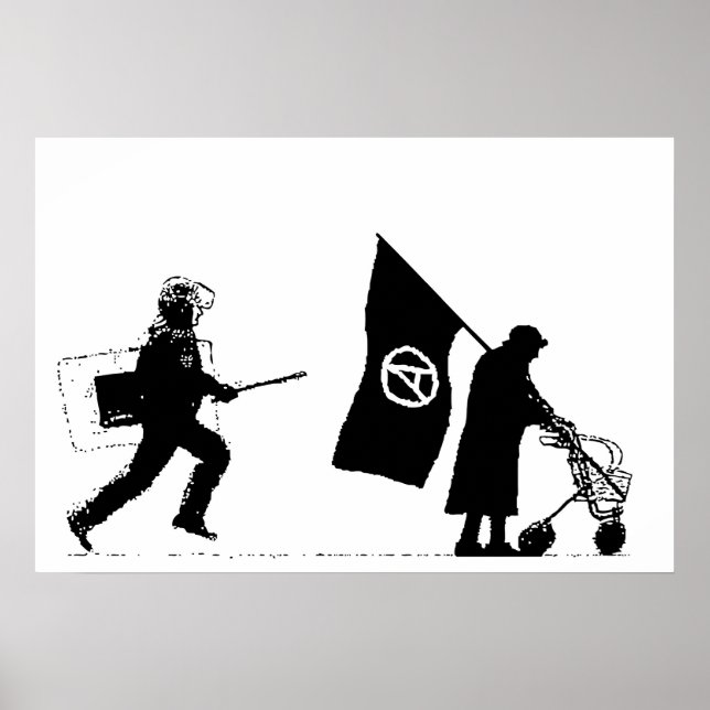 Póster Polícia e Avó (Frente)