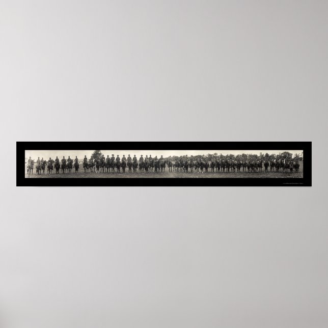 Póster Polícia estadual em MI Foto 1917 (Frente)