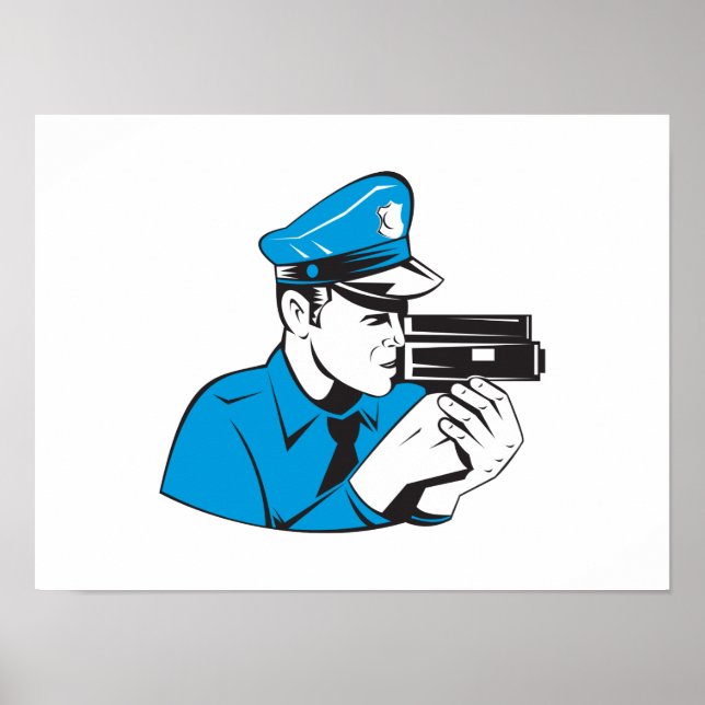 Poster Polícia Policial de Aceleração (Frente)