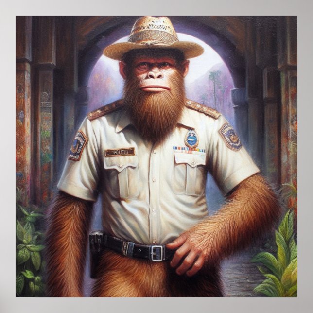 Poster Policial Bigfoot (Frente)