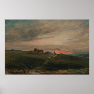 Poster Policial - Stonehenge Ao Sunset
