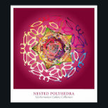 Poster Poliedro Aninhado<br><div class="desc">Polyhedra aninhada por Michael Trott. Parte da Coleção Galeria de Mathematica de Pesquisa Wolfram.</div>