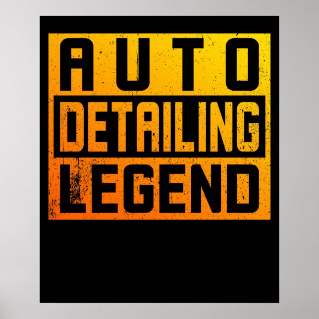 Poster Polisher de Carros e Legenda de Descarga Automátic (Frente)