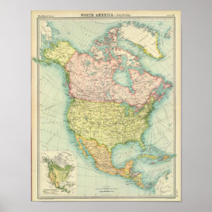 Póster Política da América do Norte