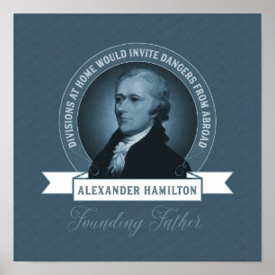 Poster Política e política externa de Alexander Hamilto