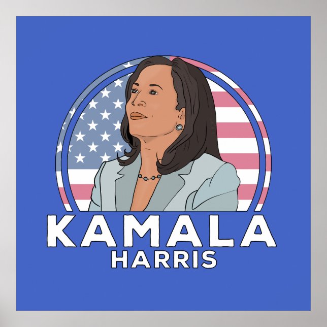 Poster Política Kamala Harris (Frente)