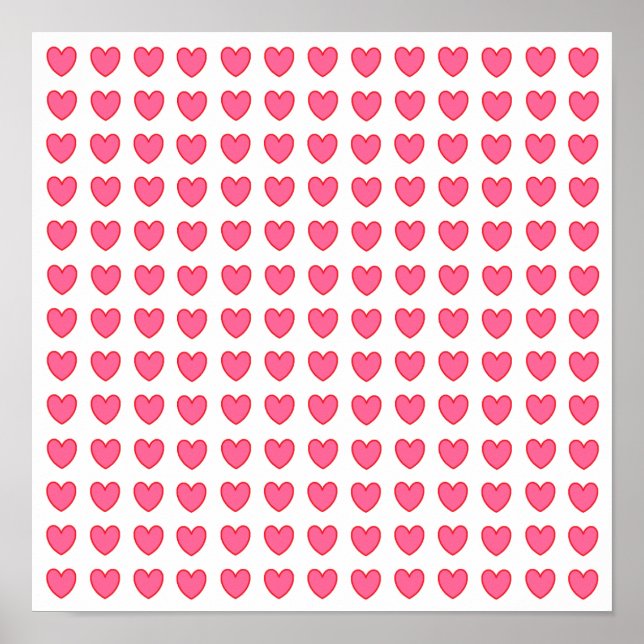 Póster Polka Hearts (Frente)