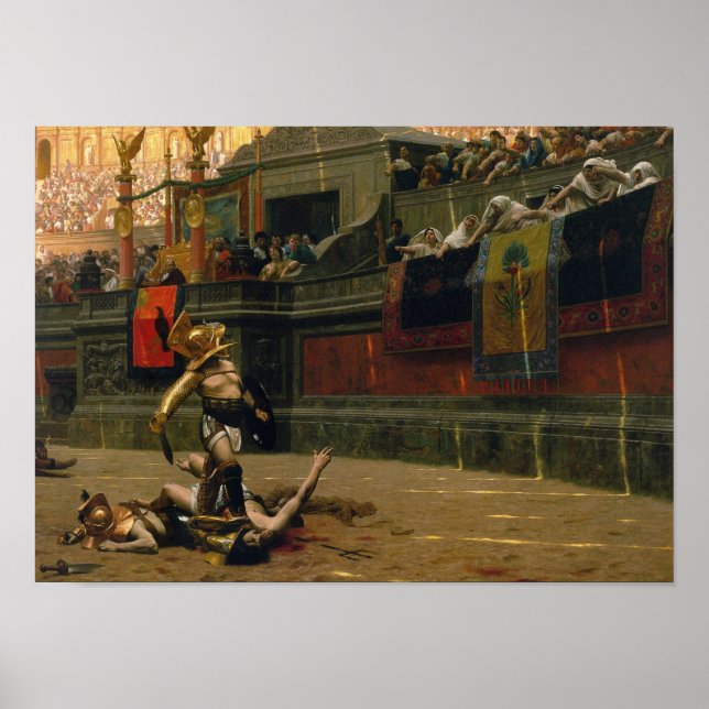 Póster Pollice Verso - Com Um polegar Virado (Frente)