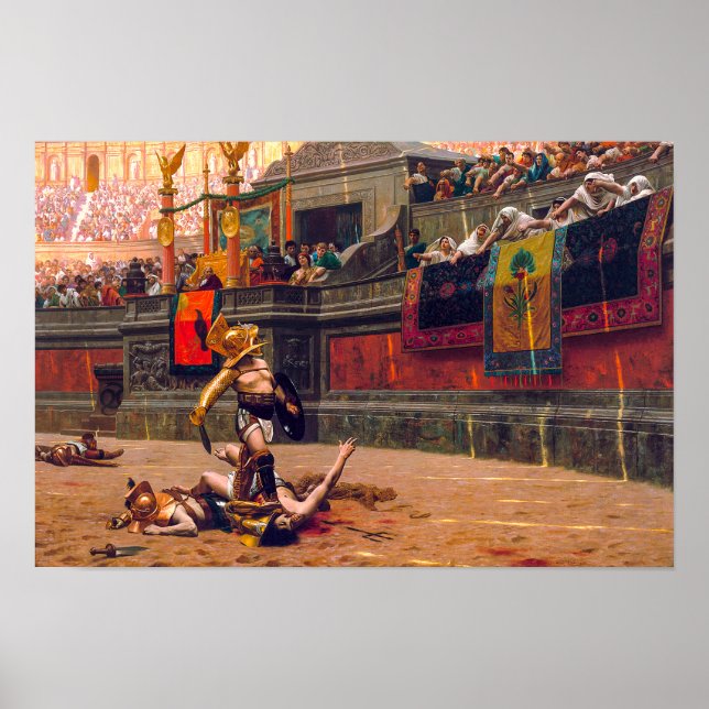 Poster Pollice Verso | Jean-Léon Gérôme | (Frente)