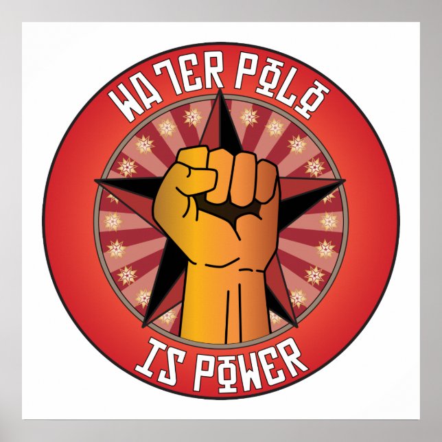 Póster Polo De Água É Energia (Frente)