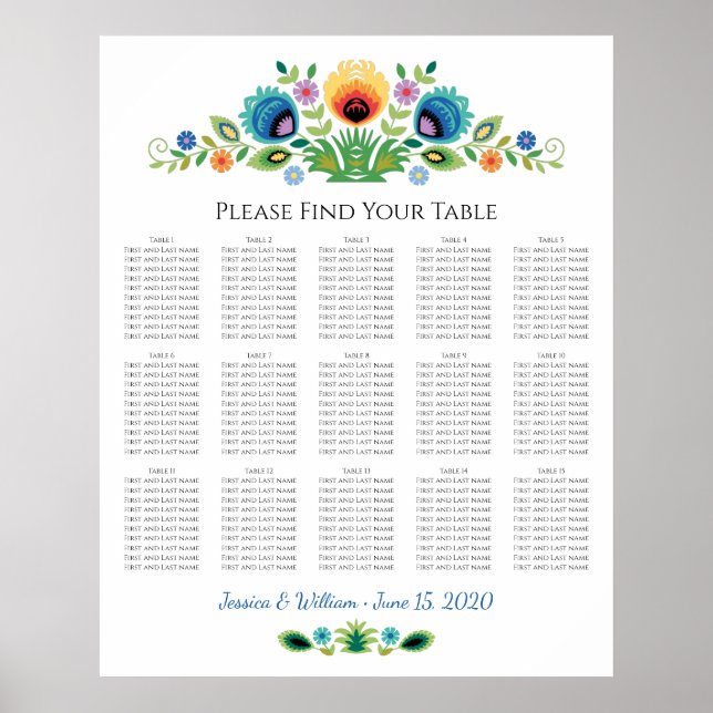 Poster Poloneses Flores Lavanda e Amarelo (Frente)