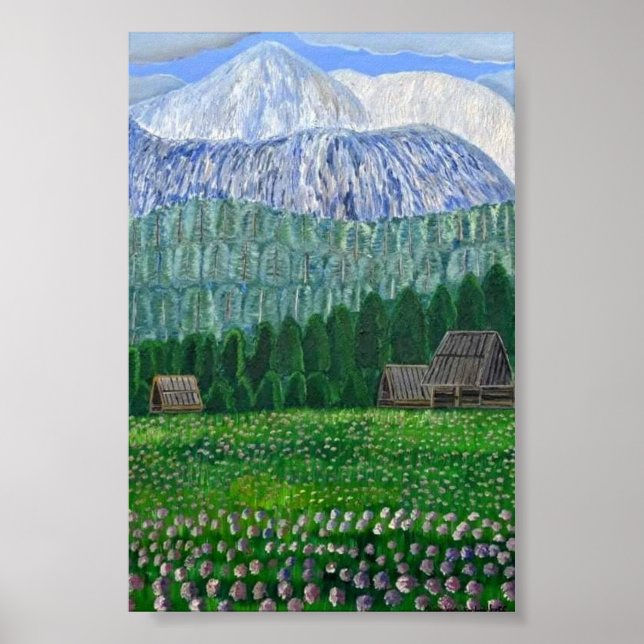 Poster Polônia das montanhas Tatra (Frente)