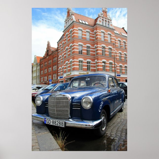 Póster Polônia de Gdansk histórico (Frente)