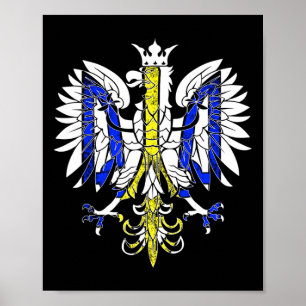 Poster Polônia e Ucrânia Patrimônio Polonês Ucraniano Águ