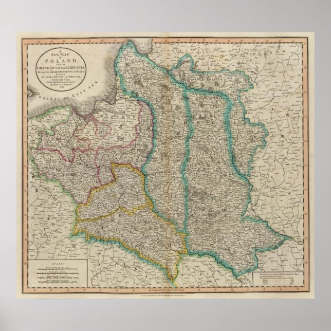 Poster Polônia, Lituânia (Frente)