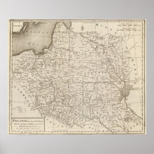 Póster Polônia, Shewing as reivindicações de Rússia