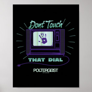Poster Poltergeist Não Toque Naquele Hall Estático da Mão