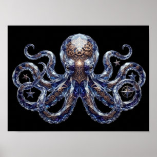 Poster Polvo Steampunk Cristalino