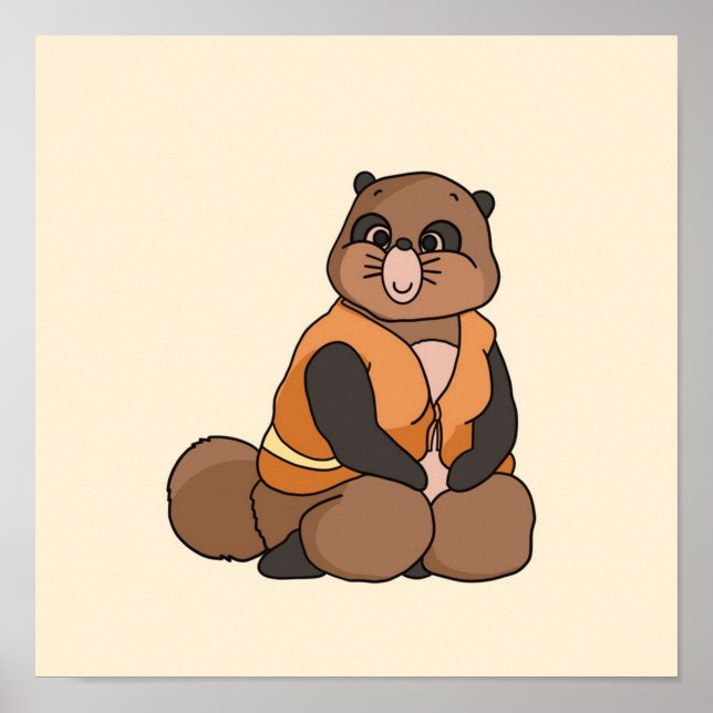 Poster Pom Poko Movie Okiyo (Frente)