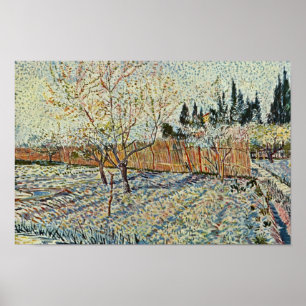 Póster Pomar com o Cypress por Vincent van Gogh