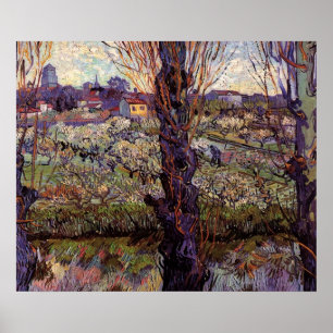Poster Pomar em Blossom, Arles por Vincent van Gogh