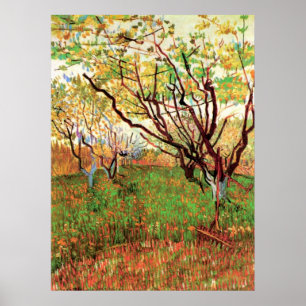 Poster Pomar em Flor por Vincent van Gogh