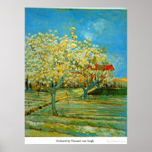 Poster Pomar por Vincent van Gogh