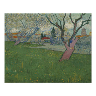 Póster Pomares na opinião da flor de Arles por Van Gogh