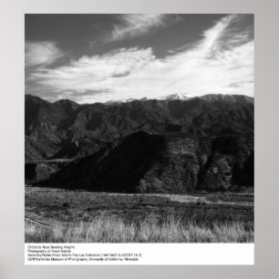 Póster Pomares próximos à proibição de alturas por Ansel 