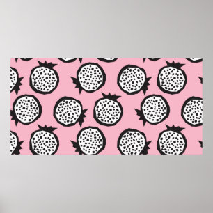 Poster Pomegranato, sem descontinuidades, em ruas abstrat