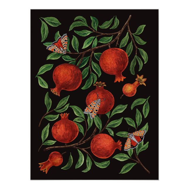 Póster Pomegranatos e Bella Moths (Frente)
