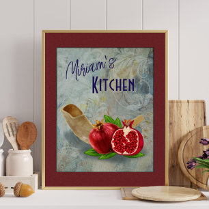 Poster Pomegranatos Fruta de Arte de Cozinha Shouter