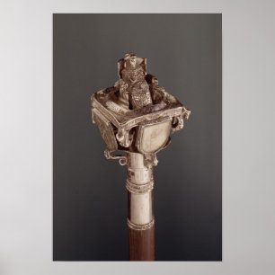 Póster Pommel of the consistorial baton depicting