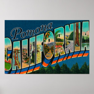 Poster Pomona, Califórnia - grandes cenas da letra