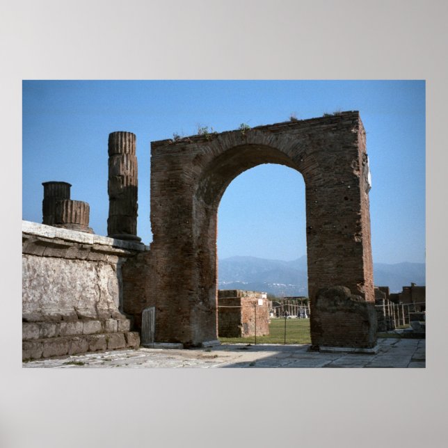 Poster Pompeia, gateway romano (Frente)