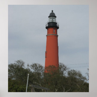 Poster Ponce Inlet Light House Acima das Árvores