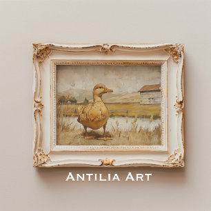 Poster Pond Painting Russ Country Farmhouse