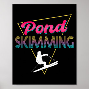 Poster Pond Skoling Roupa Ski Pond Skimmer dos anos 80