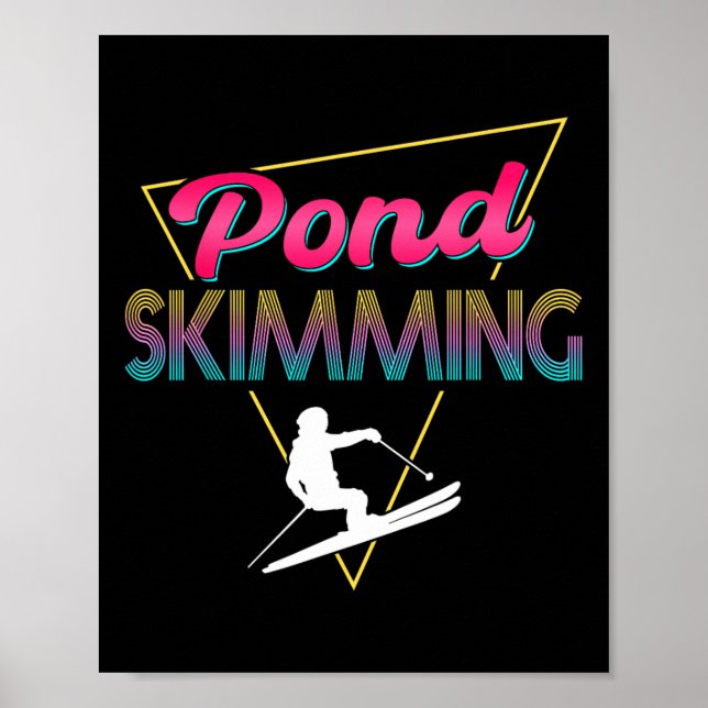 Poster Pond Skoling Roupa Ski Pond Skimmer dos anos 80 (Frente)