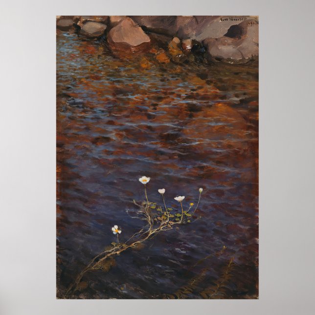 Poster Pond Water Crowfoot (1895) Eero Järnefelt (Frente)