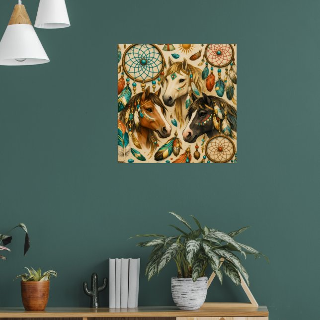 Poster Pôneis Apanhadores de Sonhos (Sala de Estar 1)